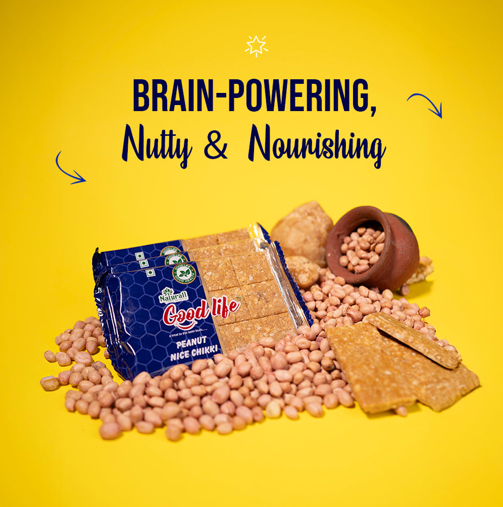 Nice Peanut Chikki Bars - Snack Smart, Stay Sharp