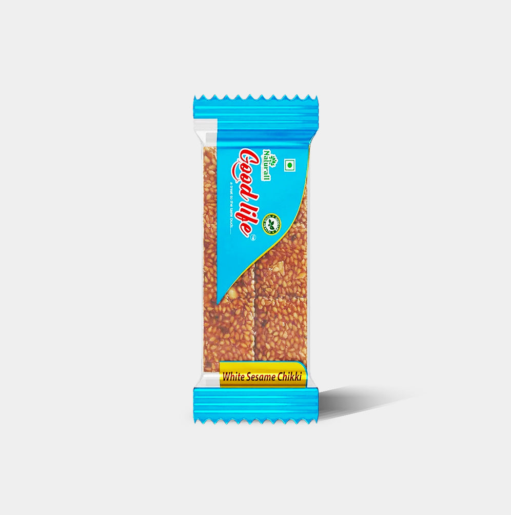 White Sesame Chikkis - Snack Strong, Stay Strong