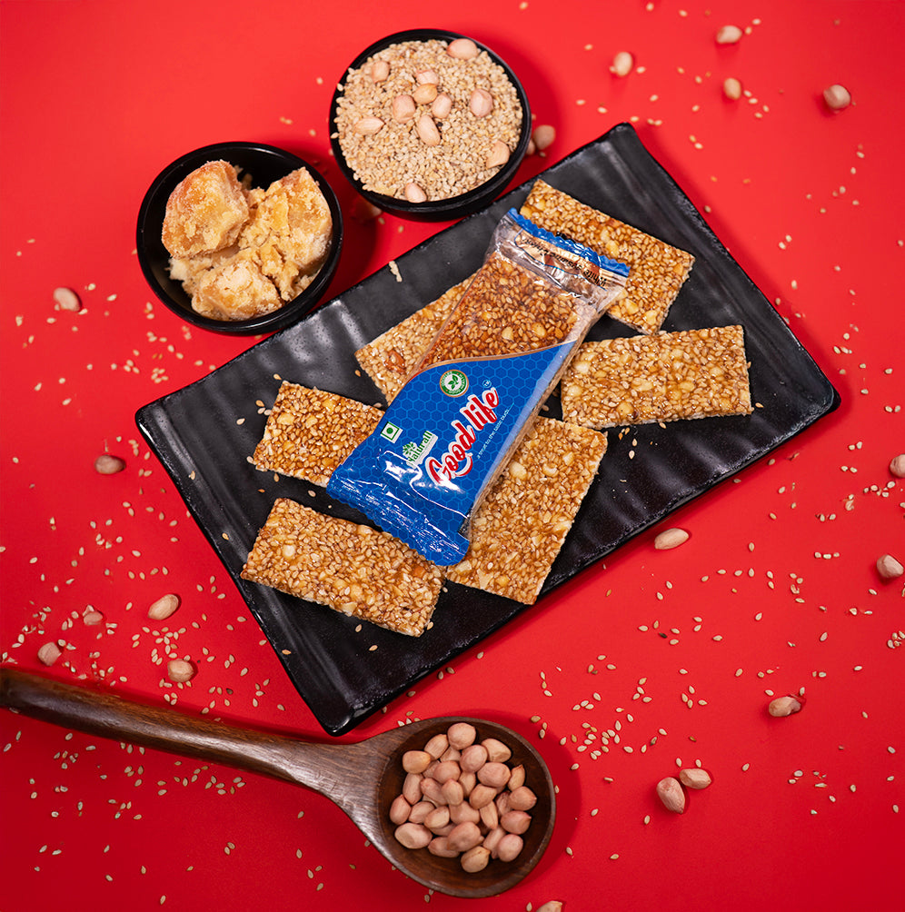 White Sesame Chikkis - Snack Strong, Stay Strong